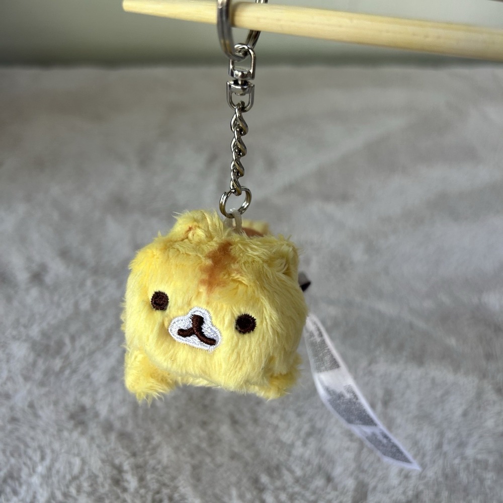 San-X Japan COROCORO CORONYA Bread Bakery Series Kitten Plushie Keychain NWOT
